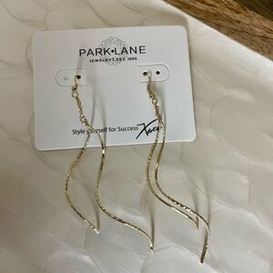 Park Lane Gold "Whisper" Pierced Earrings